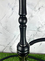 Кальян із нержавіючої сталі з дерев'яною накладкою Aroma Hookah Wood - Golf, Black, фото 4