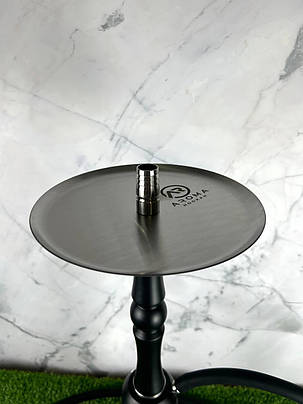 Кальян із нержавіючої сталі з дерев'яною накладкою Aroma Hookah Wood - Golf, Black, фото 3