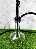 Кальян із нержавіючої сталі з дерев'яною накладкою Aroma Hookah Wood - Golf, Black, фото 5