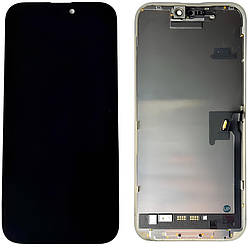 Дисплей iPhone 16 Pro Max у зборі із сенсором та рамкою black (знятий оригінал)