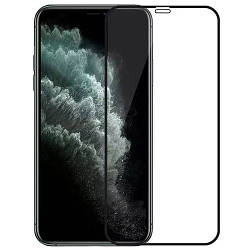 Скло iPhone 12 Pro Max 6.7 (0.3 мм, 4D ARC, чорне) Люкс