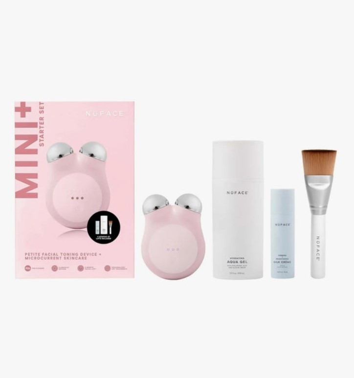 Набір для мікрострумової терапії NuFACE Limited Edition MINI+ Sunset Blush Starter Kit Smart On-the-Go Facial Toning Kit