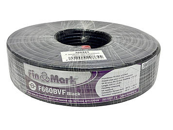 Телевізійний кабель Finmark F660 BVF з водовідштовхувальним гелем, 100 м