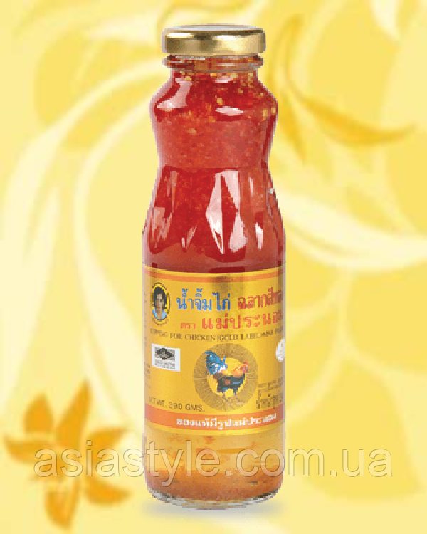 Соус чилі солодкий gold, Соус чили сладкий gold, Sweet chilli sauce gold, Maepranom Brand, 980г, Таїланд, Ч