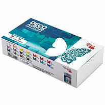 Набір акрилових фарб для декору матових 18 кольорів по 20 мл Rosa Talent, 90747264