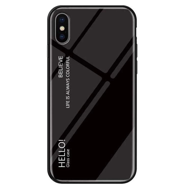 Чохол Apple iPhone X / iPhone Xs Gradient Hello