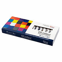 Набір олійних фарб 12 кольорів по 10 мл Rosa Studio, 131010