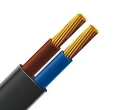 Мідний чорний кабель ШВВП 2*0.5 Одеса Каблекс повномірний (кратно 5 м)