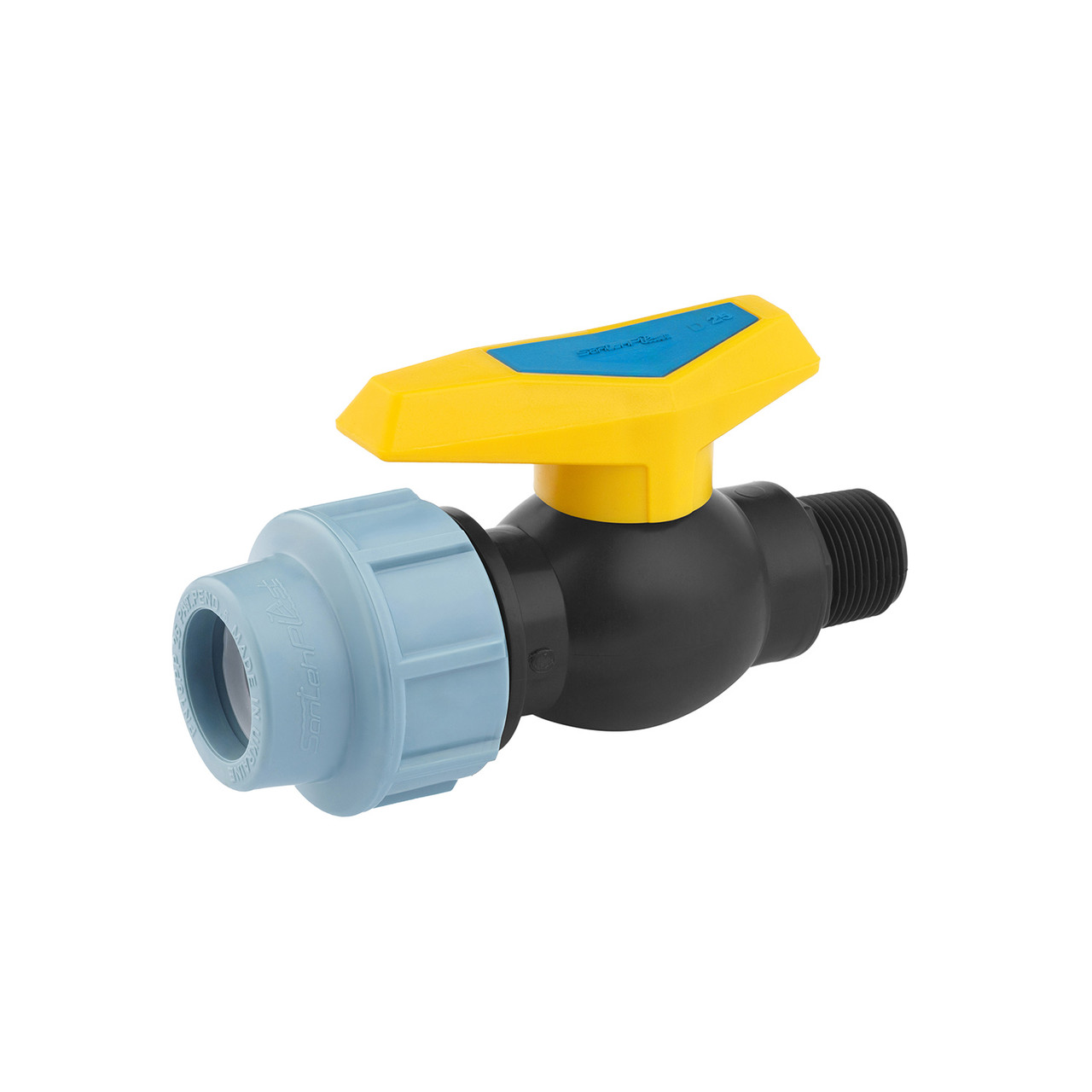 Кран ПЕ SantehPlast 25х3/4" РЗ, фото 1