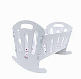 Ліжечко для ляльок 8001 Мася, біле, фото 7