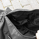 Містка дорожня спортивна сумка чоловіча чорна тканинна Сross Black на 55 літрів, фото 10