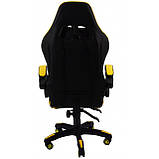 Крісло геймерське Bonro B-810 жовте, фото 8