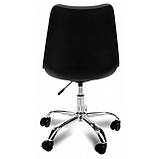 Крісло Bonro B- 487 на колесах чорне, фото 6