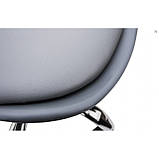 Крісло Bonro B- 487 на колесах сіре, фото 8