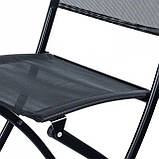 Стіл + 2 крісла набір для балкону тераси саду Bonro B-6055, фото 9