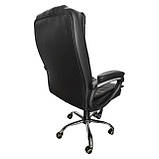 Крісло офісне на колесах Bonro B-612 чорне, фото 6