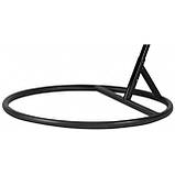 Підвісне крісло-гойдалка кокон Bonro 329 M (чорно-сіре), фото 5