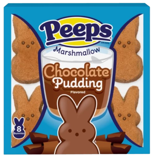 Маршмеллоу Peeps Marshmallow Chocolate Pudding Bunnies 85г