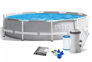Каркасний басейн Intex 26702 (76*305см., об'єм: 4485 л., картриджний фільтр 1250 л/год)