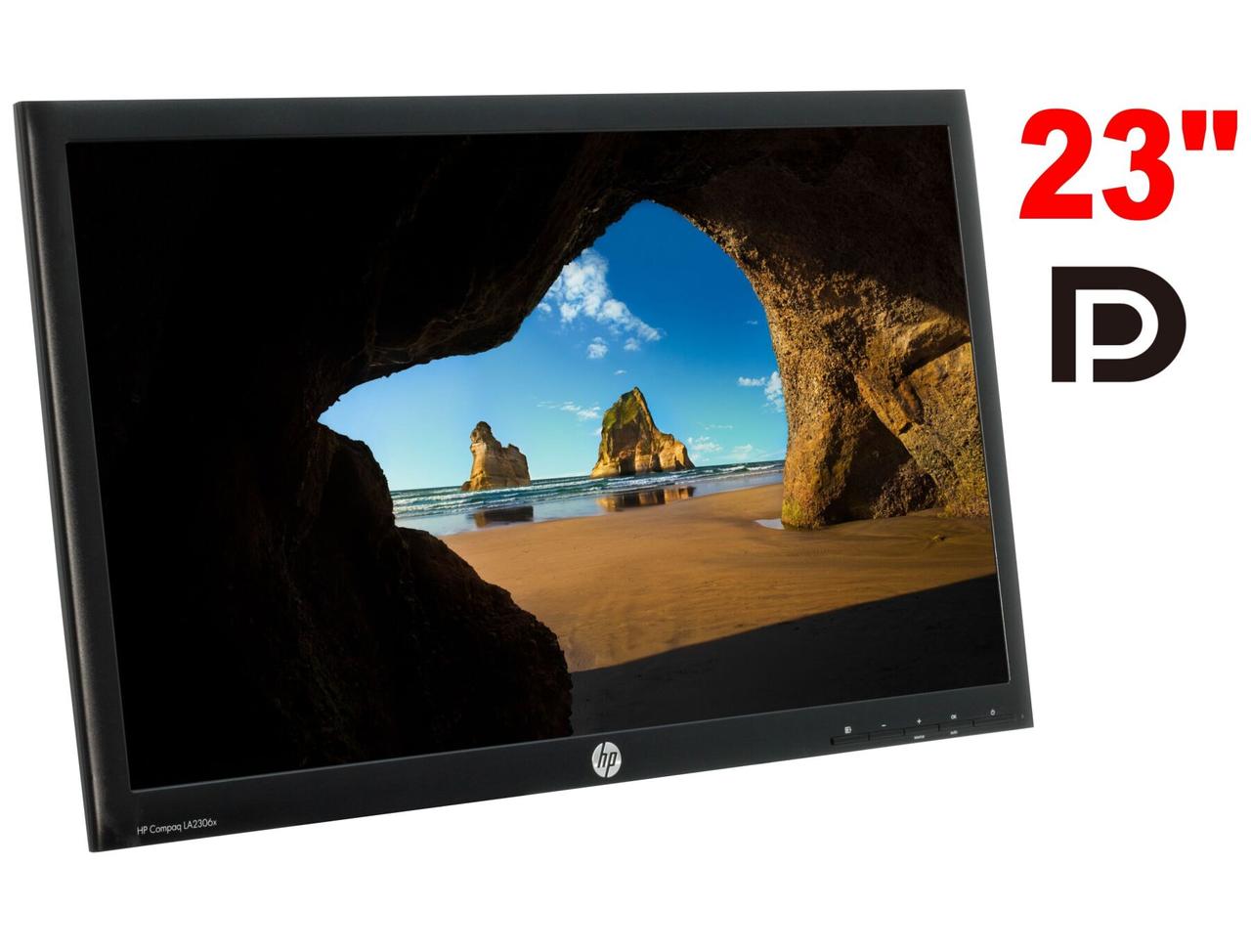Монітор Б-клас HP Compaq LA2306x / 23" (1920x1080) IPS / 1x DP, 1x DVI, 1x VGA, 2x USB 2.0 / VESA 100x100 / Pivot / Без підставки