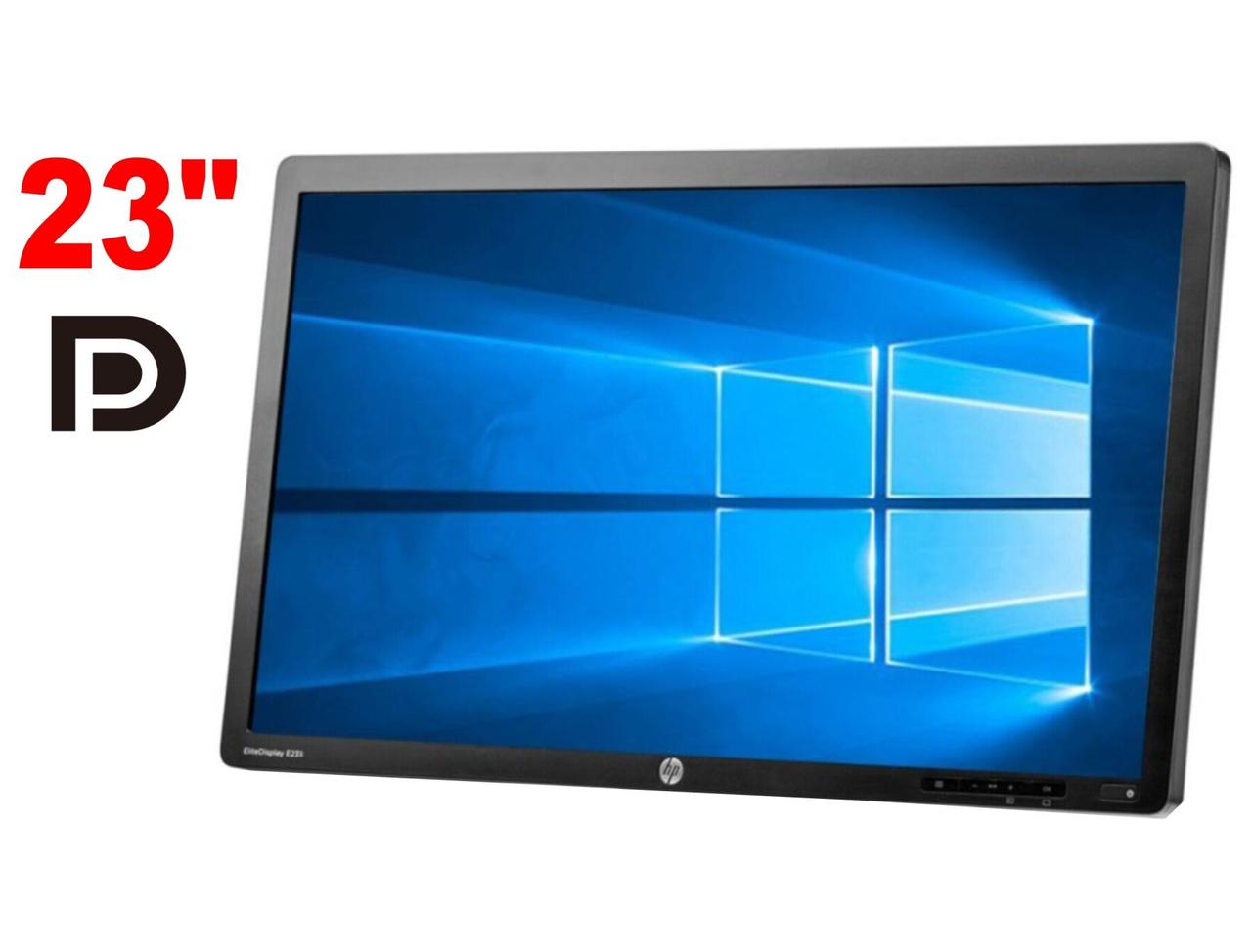 Монітор Б-клас HP EliteDisplay E231 / 23" (1920x1080) TN / 1x DP, 1x DVI, 1x VGA, 2x USB 2.0 / VESA 100x100 / Pivot / Без