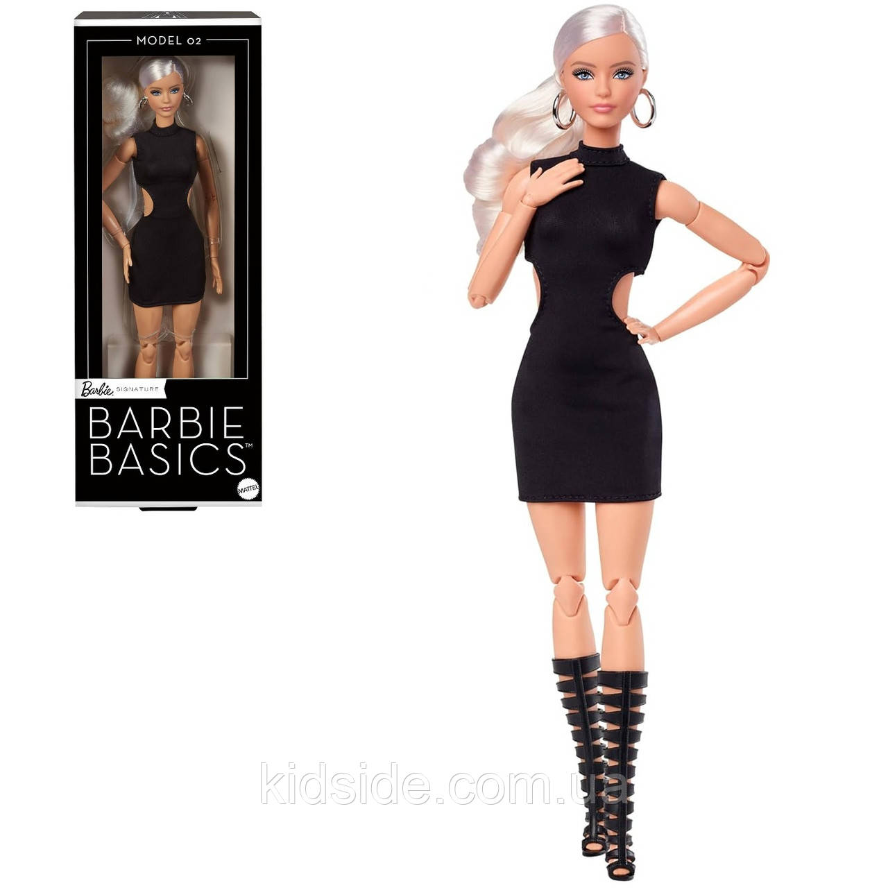 Barbie Signature Basics JBH71 Лялька Барбі Базова Платинова Блондинка Модель 2