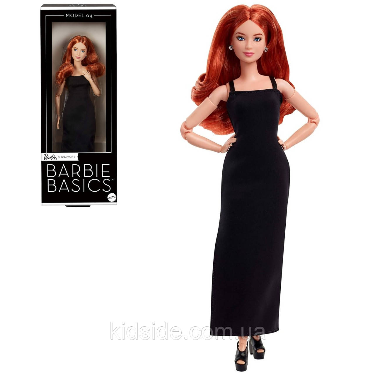 Barbie Signature Basics JBH74 Лялька Барбі Базова Мініатюрна руде волосся Модель 4
