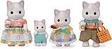 Calico Critters CC2161 Сім'я Котів кольору лате Sylvanian Families, фото 3