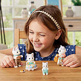 Calico Critters CC2161 Сім'я Котів кольору лате Sylvanian Families, фото 8