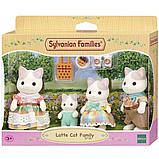 Calico Critters CC2161 Сім'я Котів кольору лате Sylvanian Families, фото 10