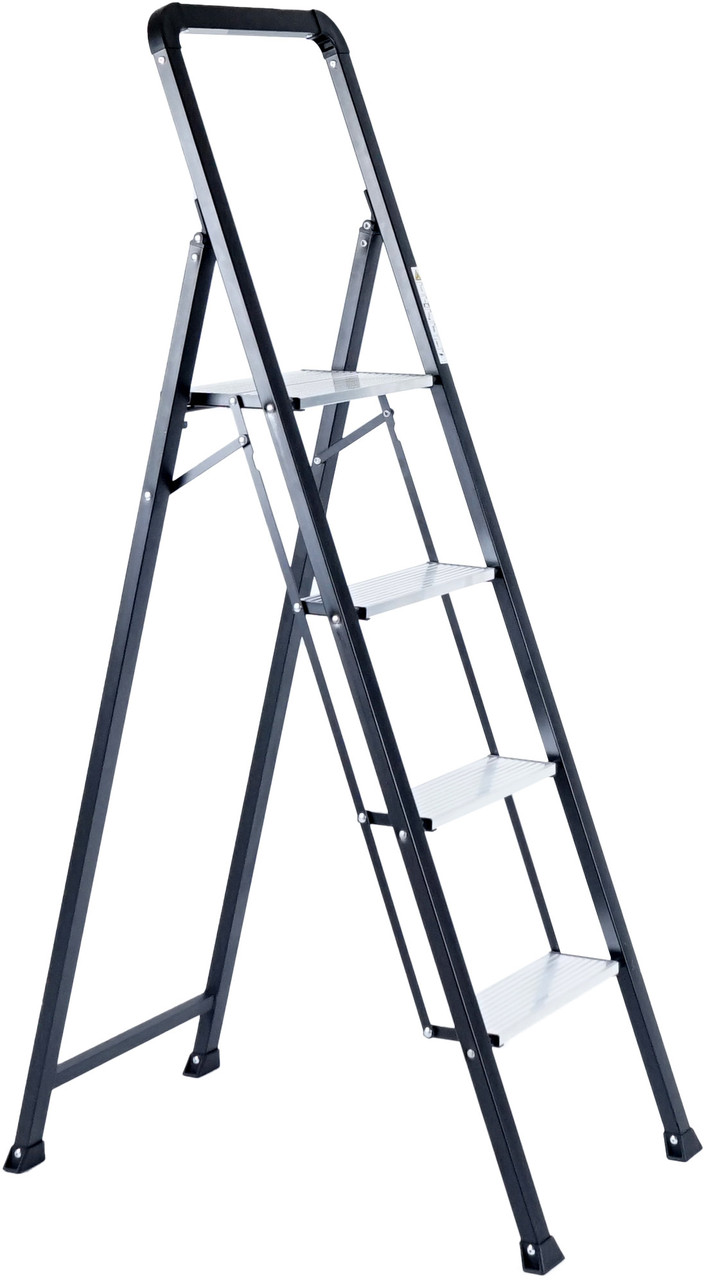 Драбина Aloft побутова комбінована 4 сходинки Чорна (SLA-04)