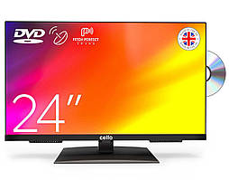 Телевізор 24 дюйми Cello C2424F (DVD-player T2 HD HDMI)