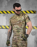 Тактичний Комплект 3в1 Літній Fragment Мультикам Вітровка, Штани, Футболка ДЛ6476 ТМ, фото 7