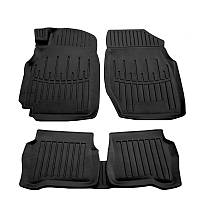 Килимки Stingray 3D (5 шт, поліуретан) для Nissan Almera B10 Classic 2006-2012 рр
