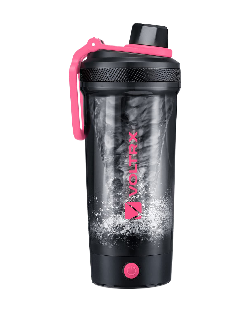Шейкер електричний VOLTRX Gallium Tritan Pink 600 ml рожевий / Спортивний шейкер / Міксер спортивний