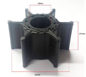 682-44352-03 Крильчатка для човнового мотора (13x40x21) Yamaha/Mercury 9,9D -15D, фото 3