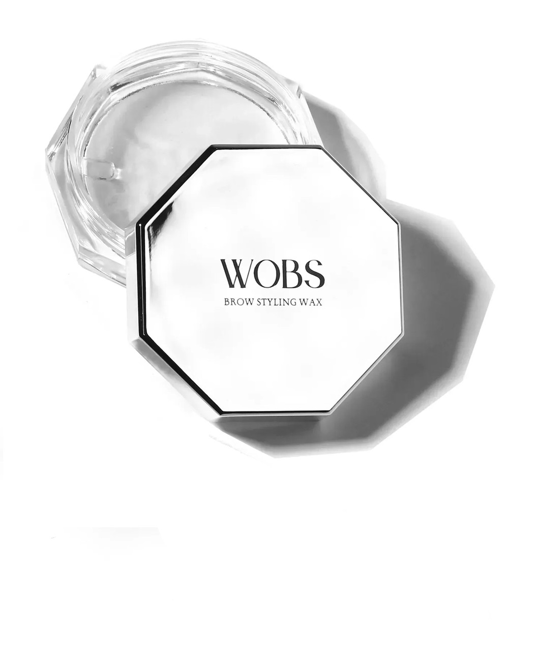 Віск для укладання та фіксації брів WoBs прозорий Brow styling Wax (30 g), фото 1
