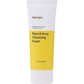 Пінка для глибокого очищення пор з керамідами Manyo Factory Pure Deep Cleansing Foam (100 ml)