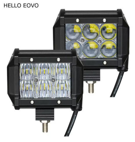 Автофара LED на дах (6 LED) 5D-18W-Flood (95 х 70 х 80) | LED фара | Світлодіодна фара