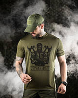 Тактична футболка Oblivion страху немає oliva ДЛ6590
