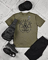 Тактична футболка Oblivion defensive oliva ДЛ6589