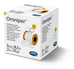 Пластир фіксуючий з нетканого матеріалу Omnipor 5 см х 9,2 м 1шт