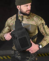 Нагрудна сумка кобура Silver knight black ВТ3950