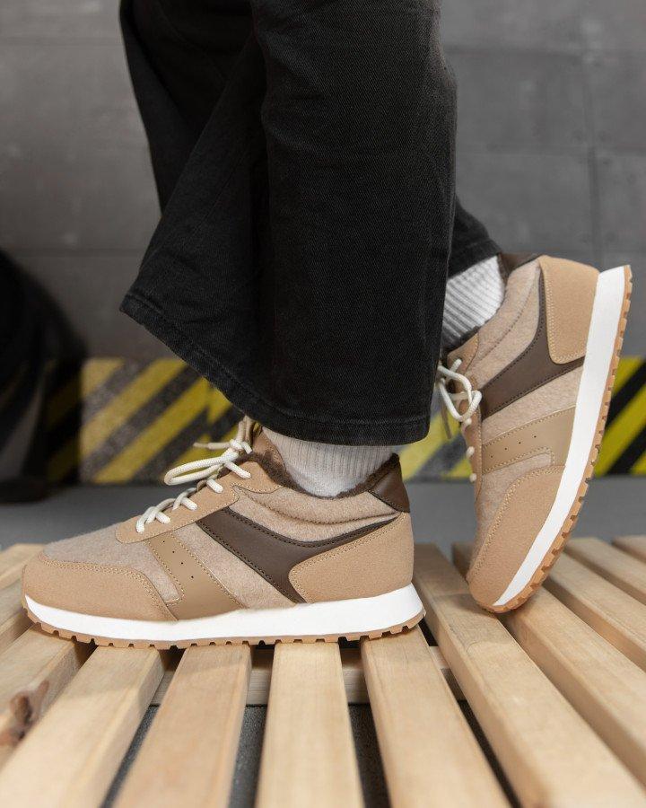 Зимові жіночі кросівки NEX beige CX1760-2 ВТ7712, фото 1