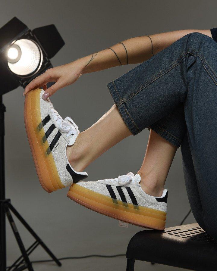 Жіночі кросівки adidas gazelle white НП4910, фото 1