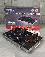 Електрична інфрачервона двоконфорочна плита настільна Zepline ZP-062 ВТ3860