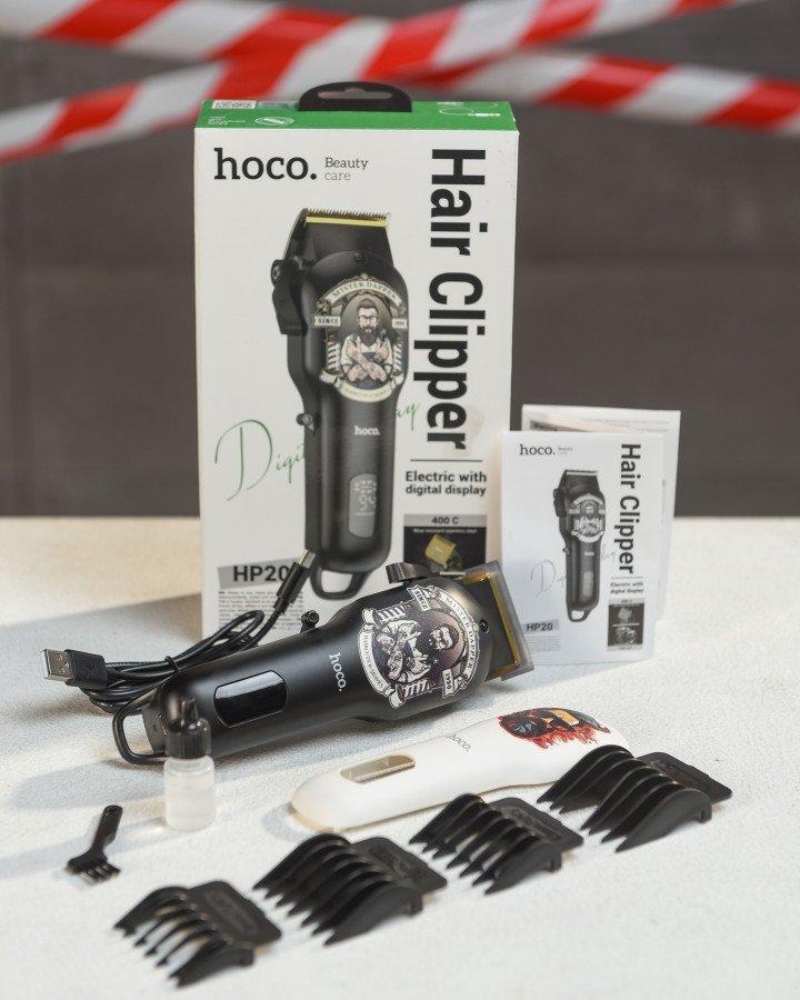Професійна стрижкова машинка HOCO HP20 – до 240 хвилин роботи без підзарядки ВТ3792, фото 1