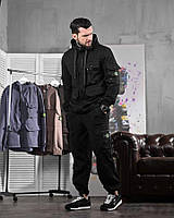 Чоловічий спортивний костюм Stone Island Black S
