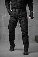 Тактичні штани рипстоп pyramid поліція чорний ВТ5058