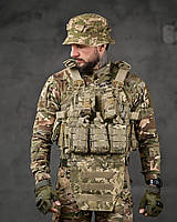 Плитоноска 4 швидких скидання Cordura піксель ВТ7930